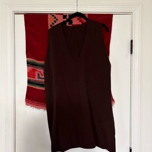 Muji Brown Tunic Top